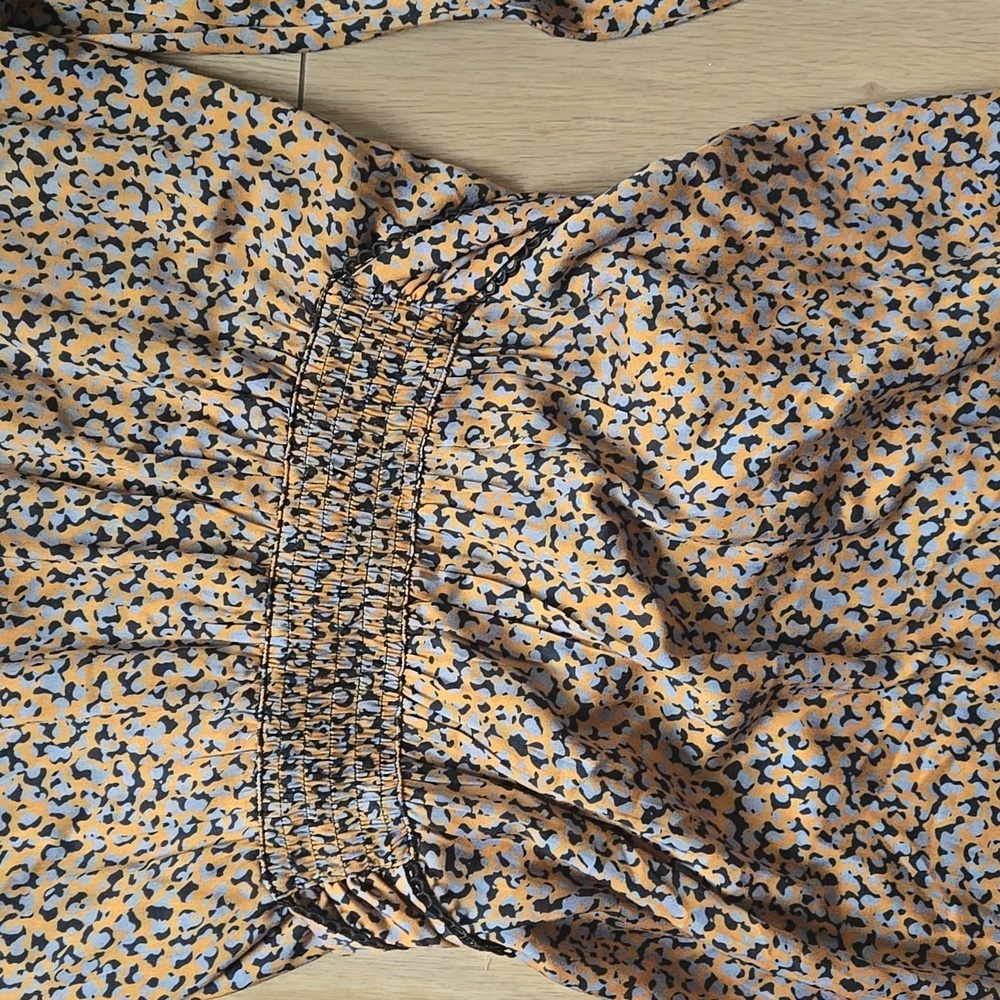 NWT GREYLIN Long Sleeve Mini Dress Sz M in Turmeric Yellow - Picture 10 of 11